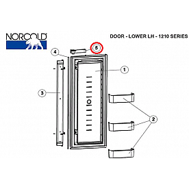 Norcold Refrigerator Door Handle 629815