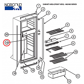 Norcold Refrigerator Trim Hole Plug 620282