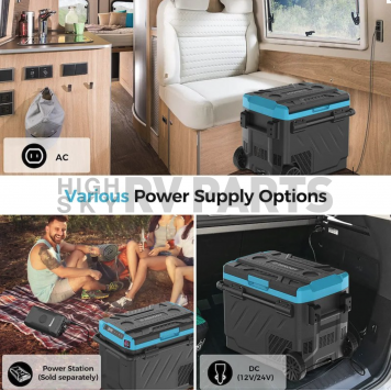 Renogy Portable Refrigerator - 12/24 Volt DC - DCCR50L-G1-US-4