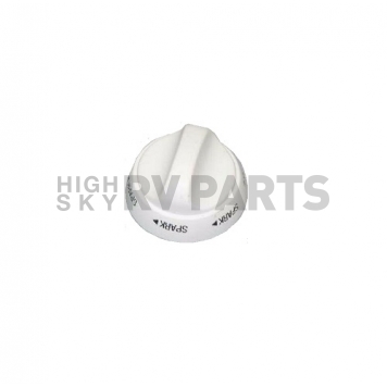 Dometic Stove Control Knob for Atwood Ranges Piezo Ignition - White Single - 53223