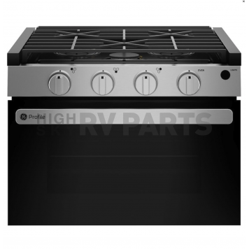 GE Profile™; Range Drop-In Cooktop Black/ Gray Stove PLD617RWSS