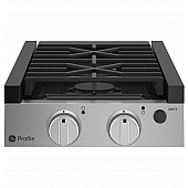 GE Profile 2 Burner Propane Cooktop Stove - PLU612RTSS