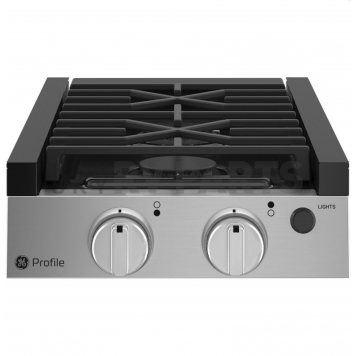 GE Profile 2 Burner Propane Cooktop Stove - PLU612RTSS