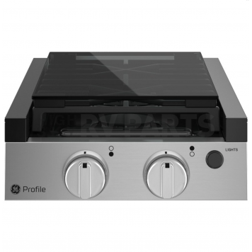 GE Profile 2 Burner Propane Cooktop Stove - PLU612RTSS-4