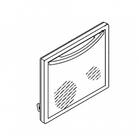 Dometic Stove Oven Door for Wedgewood Ranges Vision Body Side - 51712