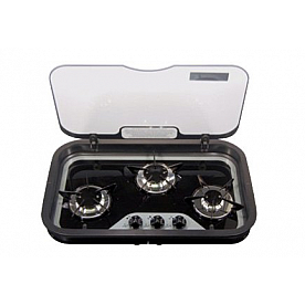 Norcold Spinflo 3 Burner Piezo Cooktop - SHB16750Y