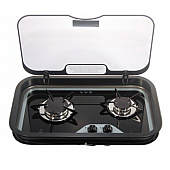 Norcold Spinflo 2 Burner Piezo Cooktop - SHB16250Y