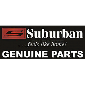 Suburban Mfg Stove Control Knob for SCNA3/ SCSA3/ SRNA3/ SRSA3 Series Brushed Nickel - 140305