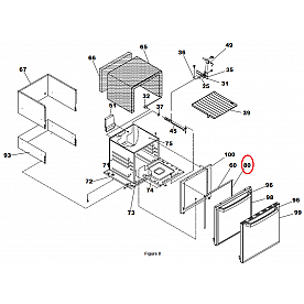 Suburban Mfg Stove Oven Door Seal for SRNA3S/ SRNA3L Stove - 071059