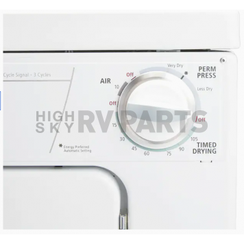 WHIRLPOOL AccuDry Clothes Dryer 3.4 Cubic Foot White - LDR3822PQ-2