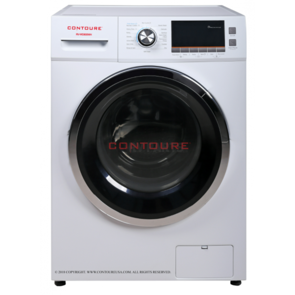 Contoure RV-WD800S Ventless Combo RV Washer/Dryer Silver 