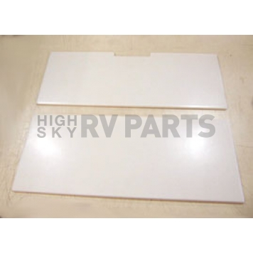 Corian Range Cover Set of 2 White - 964383-01