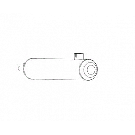 Cummins Power Generation Generator Exhaust Muffler 155-1258