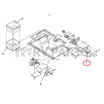 Dometic Air Conditioner Ceiling Assembly Thermostat - 3312161.015