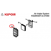 Kipor Power Solutions Generator Air Filter Cover - KG205GETI-07002