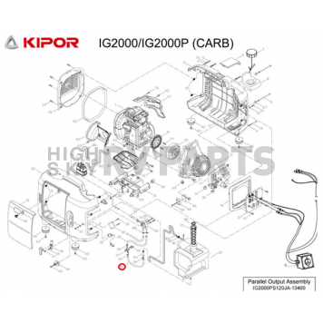 Kipor Power Solutions Generator Fuel Hose - KGE1000TI-B-07001