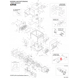 Kipor Power Solutions Generator Mounting Kit - KGE3500TI-A-18200