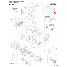 Kipor Power Solutions Front Panel Insulation - KGE3300TI-08804A