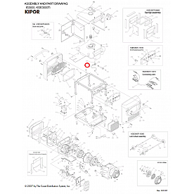 Kipor Power Solutions Fuel Supply Pipe - KGE3300TI-B-11007
