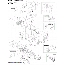 Kipor Power Solutions Carburetor Fuel Strainer - KGE3300TI-B-11008