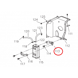 Powerhouse Generator Charcoal Canister Mounting Bracket 69431