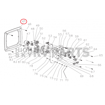 Powerhouse Generator Control Panel Frame 69780