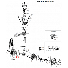 Powerhouse Generator Crankcase Cover Gasket 69694