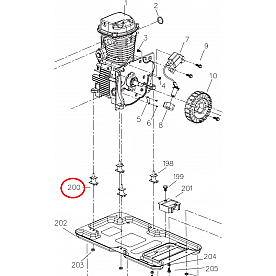 Powerhouse Generator Engine Vibration Absorber - 69394