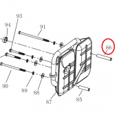 Powerhouse Generator Exhaust Muffler Spacer 69584