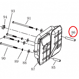 Powerhouse Generator Exhaust Muffler Spacer 69584