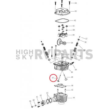 Powerhouse Generator Exhaust Valve 69670