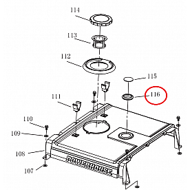 Powerhouse Generator Fuel Level Sight Glass Grommet 69480