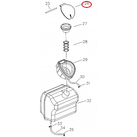 Powerhouse Generator Fuel Tank Cap Cover 69770