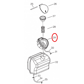 Powerhouse Generator Fuel Tank Cap Grommet - 69771