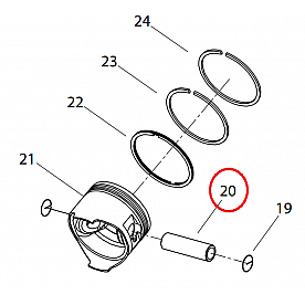 Powerhouse Generator Piston Pin 61899