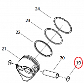 Powerhouse Generator Piston Pin Clip 61984