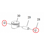 Powerhouse Generator Piston Retainer Ring 69708