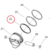 Powerhouse Generator Piston Ring 61985