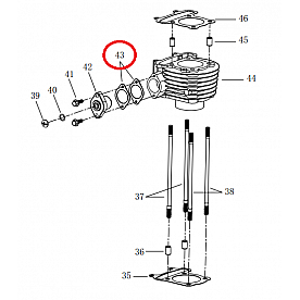 Powerhouse Generator Timing Chain Tensioner Gasket 69690