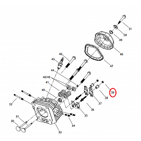 Powerhouse Generator Valve Adjusting Jam Nut 69569