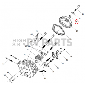 Powerhouse Generator Valve Cover Bolt Seal 69263