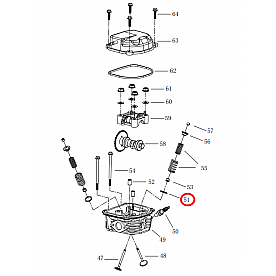 Powerhouse Generator Valve Spring Seat 69674