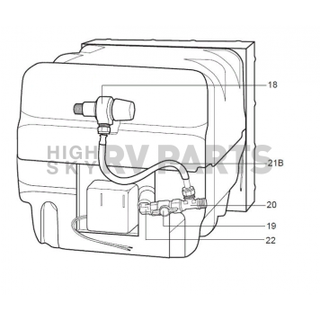 Dometic Water Heater Mixing Valve 92690