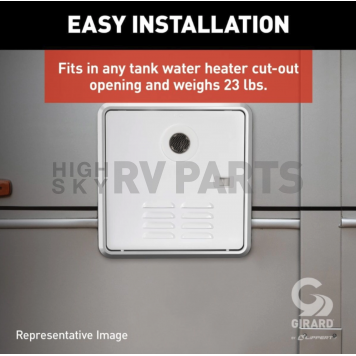 Girard GSWH-2 Access Door for 6 Gallon Water Heater - White - 2GWHD-3
