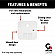 Girard GSWH-2 Access Door for 6 Gallon Water Heater - White - 2GWHD