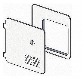 Girard Access Door for Atwood/ Suburban 10 Gallon Water Heater Polar White - 2GWHDAS10