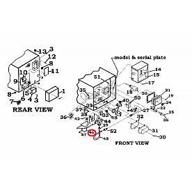 Suburban Water Heater Valve Bracket - 063245