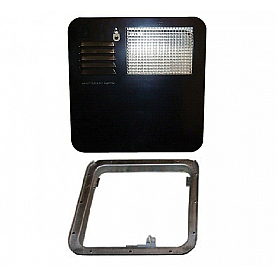 Suburban Mfg Water Heater Access Door Tough Black - 6261AEB