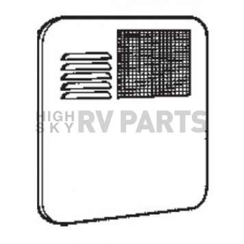 Suburban Mfg Water Heater Access Door  - 6261ATC