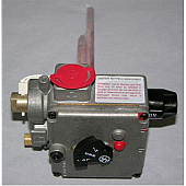 Suburban Water Heater Gas Valve - 3/8 inch NPT Inlet x 1/4 inch Loxit Outlet - 161111